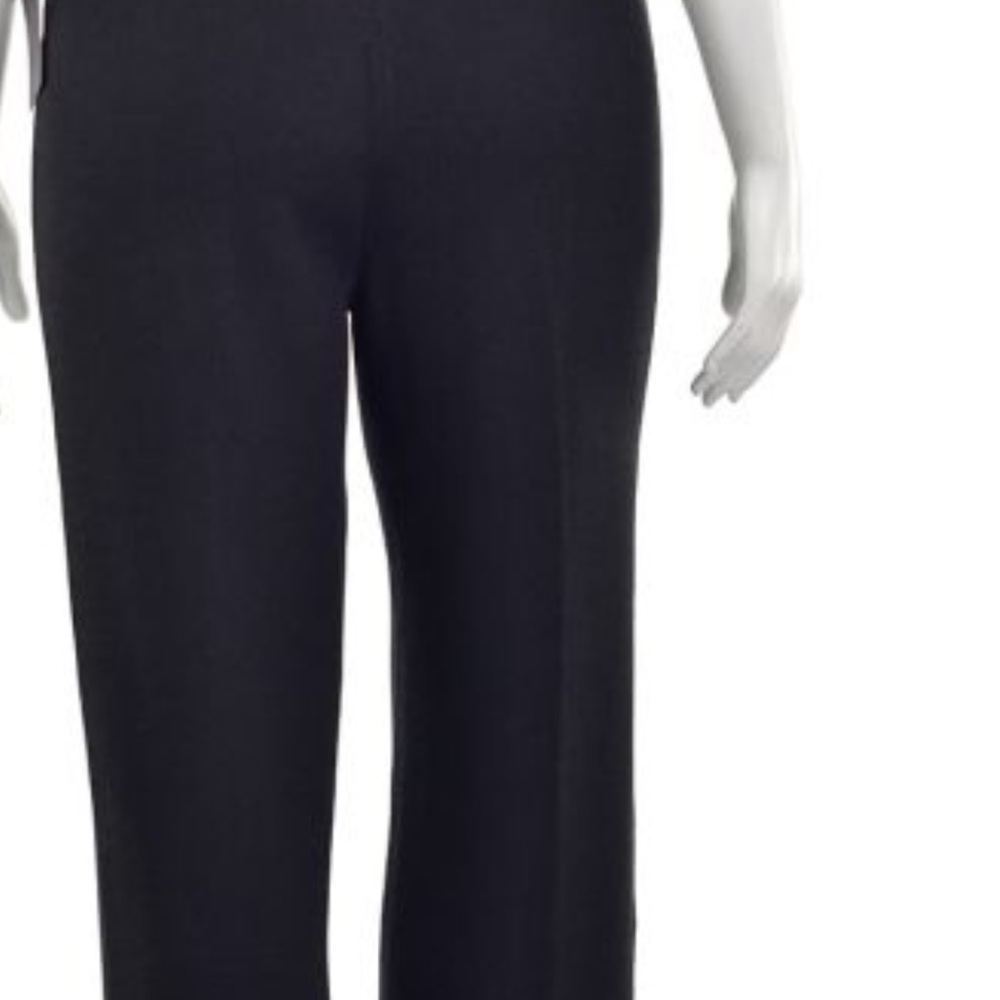 ST John women’s wool trousers sport Santana knit size L Made in Mexico